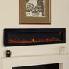 LED Fireplace Media Wall Fire Wall Mounted / Standing Electric Heater 40-100in