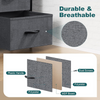Fabric Chest of Drawers 5 Drawer Dresser Bedroom Bedside Storage Organizer Unit