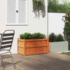 CIADAZ Garden Planter Wax Brown 90x50x50 Solid Wood Pine, Planters For K6K8