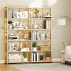 Freestanding Display Rack Storage Shelf with 2 Anti-tipping Kits-White