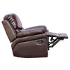 MADISON LEATHER RECLINER ARMCHAIR SOFA HOME LOUNGE CHAIR RECLINING GAMING