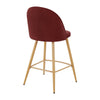 Dusk Iris Rust Velvet & Natural Set of 2 Barstools RRP £399