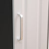 Modern Bathroom Tall Cabinet with Storage Shelf&Door Corner Shelf Bookshelf