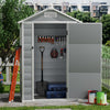 6x4.5 5x4ft Outdoor Large Shed Plastic Garden Tools Bike Storage Shed House UK
