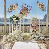 Wedding Arch Backdrop Stand Balloon Flower Rack Door Prop Garden Frame