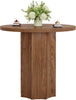 31.5" Round Dining Table for 2 Small Circle Kitchen Dinner Table for Living Room