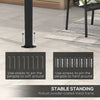 3 x 4 m Outdoor Pergola Gazebo Sun Shade Shelter w/ Metal Frame for Garden Patio
