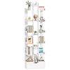 Tall Bookcase Shelf Free Standing Storage Shelving Units Open Wood Bookshelf