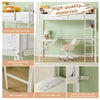 Single Solid Metal Loft Bed Frame High Sleeper Bunk Bed Study Desk Cabin Bed