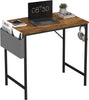 Study Computer Desk 80cmx50cm Home Office Writing Small Desk PC Table with Bag