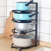 2-7 Tier Kitchen Saucepan Pan Lids Holder Storage Rack Cabinet Shelf Space Saver
