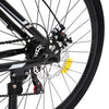 26 Inch Mountain Bike Disc Brake Bicycle 21-Speed MTB Black Mountain Bike 26"