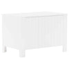 Storage Box with Lid RANA White 80x49x54 Solid Wood Pine Z4H8