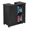 Black Under Sink Basin Cabinet Cupboard Bathroom Furniture Storage Unit