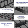 1.6 M X 1 M Roof Rack Steel Rooftop Luggage Roof Box Holder Roof Basket 113 kg