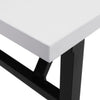 Folding Computer Desk with Storage Shelf Foldable Study Table Laptop Home Office