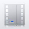 LED Bluetooth Bathroom Mirror Cabinet With Shaver Socket Demister Pad 630×650mm