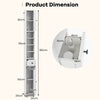 Tall Bathroom Cabinet Freestanding Storage Cabinet Organizer W/ Adjustable Shelf