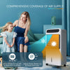 Mobile Portable Air Cooler & Heater Humidifier Evaporative Cool Fan Remote Swing
