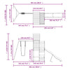 Outdoor Playset Solid Wood Douglas