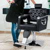 Styling Salon Barber Chair Swivel Hairdressing Chair 6-Level Adjustable Headrest