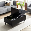 Black Coffee Table Lift Up Top With Storage Living Room Home Office