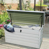 Corrugated Galvanise Steel Garden Storage Box Patio Furniture Cushion Deck Chest