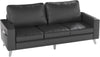 3 Seater Sofa, Modern Sofa Couch Large, Faux Leather Sofa for Living Room Office