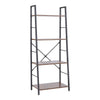 Industrial Bookcase Ladder Shelf Unit Rack Storage Shelving Bookshelf Home Stand