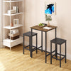 Breakfast Bar Table Metal Frame Long Counter Height Dining Sofa Console Table