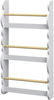 Kids Bookcase Wall Shelf 3 Tier Wooden Children's Bookshelf Storage Display Rack