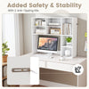 Countertop Storage Organizer Display Rack-White