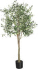 6FT Artificial Olive Tree 180cm Tall Faux Olive Plants Potted for Living Room UK