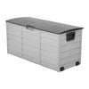 LARGE PLASTIC GARDEN PATIO STORAGE DECK BOX CHEST LID CONTAINER WATERPROOF SHED