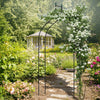 Garden Trellis Pergola w/ Multiple Side Crossbars & Powder-coated Metal Tubes