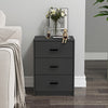 3 Drawer Wooden Bedroom Bedside Cabinet Furniture Storage Nightstand Side Table