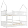 3ft Single Bed Frame Bunk Bed Pine Wood Kids Children High Sleeper Treehouse Bed