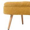 Window Seat Chenille Ottoman Storage Box Bed End Sofa Bench Buttoned Foolstool
