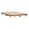 Bed Frame 120x200 Solid Wood Pine Z0T8