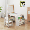 Children Furniture Set Multifunctional Kids Activity w/ Easel & Chair-Grey