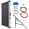 Portable 30-200W Monocrystalline Solar Panels Controller Home/Caravan/RV/Camper