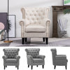 Orthopedic Cocktail Armchair Shell Back Leisure Sofa Oyster Accent Chair Bedroom