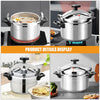 11L Aluminium Pressure Cooker Quick with Lid Latch Indicator Explosion-Proof