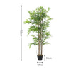Large Artificial Bamboo Tree Indoor Home House Plant 150cm 5' 5ft Tall in Pot