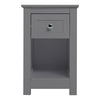 Small Side Table Slim Narrow Wooden Night Stand Bedside Drawer Storage Cabinet