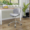 Office Chair Meeting Desk Chair Adjustable Home Vanity Stool 360° Velvet Swivel