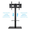 Free Standing TV Stand with Durable Shelves TV Mount Bracket with Screws Fixing