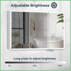 Bathroom LED Mirror Cabinet Demister Sensor Dimmable LED Lights Cupboard