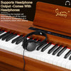 Glarry 88 keys Bluetooth Digital Piano Full Weighted E-Piano w/ Stand Headphone