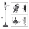 Cordless Upright vacuum cleaner Black 6 in 1 Stick handheld Hoover New Style